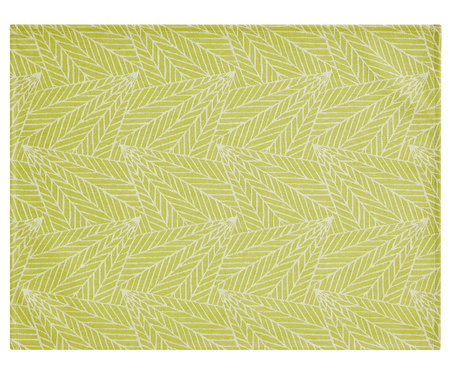 Podkładki na stół Le Jacquard Français A La Carte Feuilles Anis 4 szt.