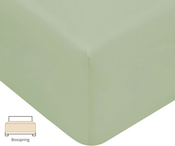 Prześcieradło na wysoki materac Formesse Bella Donna Jersey Alto 633 Zielono-Szary