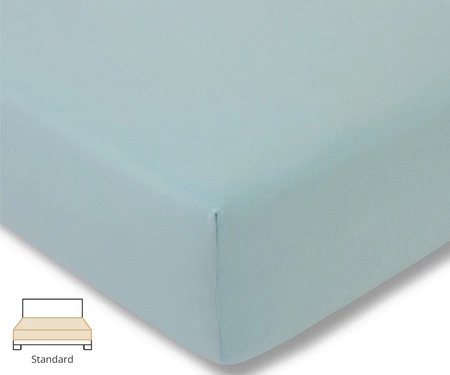 Prześcieradło fein-jersey Estella 6500 640 Lazur