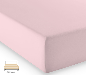 Prześcieradło jersey Fleuresse Comfort 1117-4040 Jasny Róż