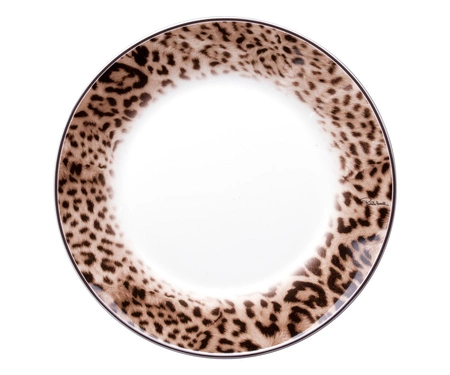 Talerz obiadowy Roberto Cavalli Jaguar, zestaw 6 szt.