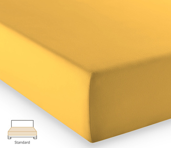 Prześcieradło jersey Fleuresse Comfort 1117-2349 Słoneczny Żółty