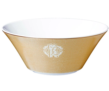 Salaterka Roberto Cavalli Lizzard Gold