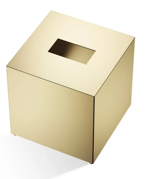 DECOR WALTHER KB 83 pudełko na chusteczki kwadratowe złoty mat