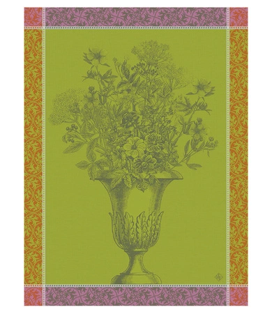 Ściereczka kuchenna Le Jacquard Français Floraison Uni Zinnia