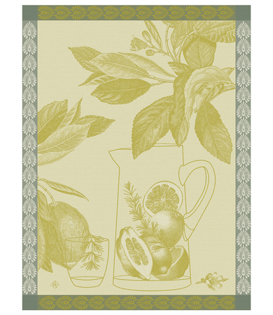 Ściereczka kuchenna Le Jacquard Français Eaux D'été Citrons Yuzu