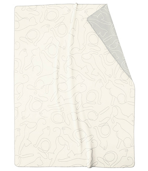 Koc Cawö Cute Cats 62640-67 150x200 Natur Stein