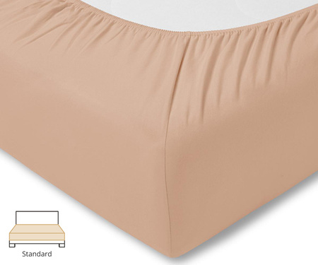 Prześcieradło zwirn-jersey Estella 6900 365 Sahara