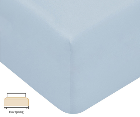 Prześcieradło na wysoki materac Formesse Bella Donna Jersey Alto 522 Jasny Niebieski