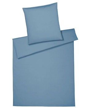 Pościel bawełniana Elegante Crisp 7076-2 dymny niebieski