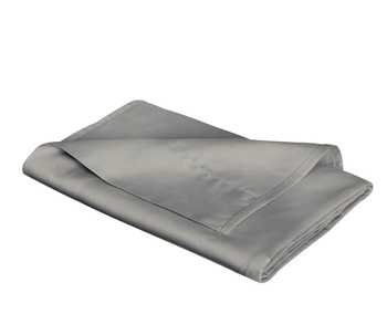 Prześcieradło satynowe bez gumki Fleuresse Colours 9100-9039 Stalowa Szarość