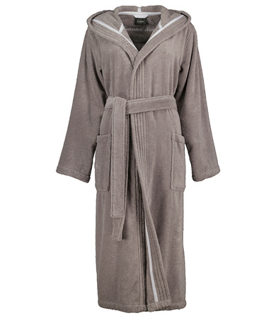 Szlafrok damski z kapturem Cawö 832-70 Stein XS-XL