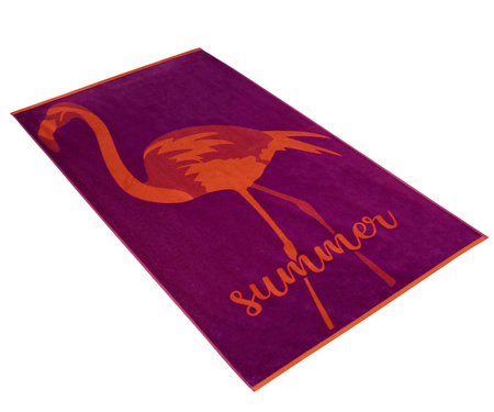Ręcznik plażowy Vossen Flamingo k. 001 100x180