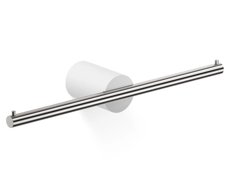 Wieszak na papier Decor Walther STONE TPH2 biały / stal matowa