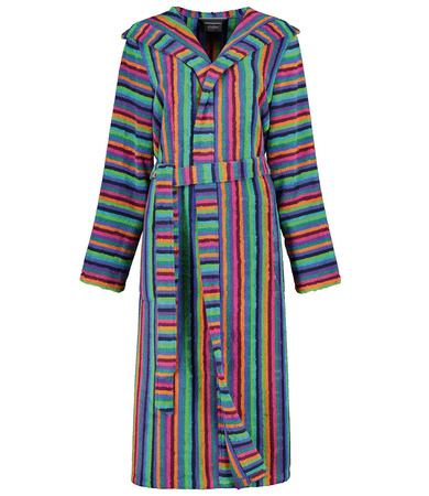 Szlafrok damski z kapturem Cawö 7076-84 Multicolor 32-46