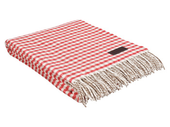 Koc wełniany Eskimo Switzerland Maloja H43A6-550 130x180 Red