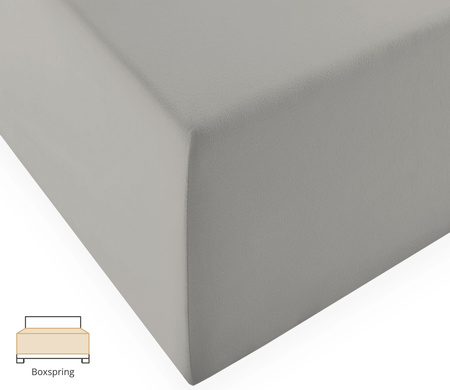 Prześcieradło na wysoki materac Fleuresse Comfort XL 1119-9021 Szary
