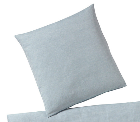 Poszewka lniana Elegante Leinen 7062-444 zimny niebieski