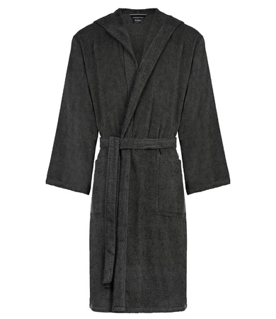 Szlafrok męski z kapturem Cawö 5623-740 Stein S-XL