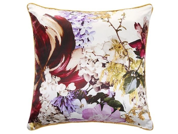 Poduszka dekoracyjna Roberto Cavalli Home Floris 40x40 001 White