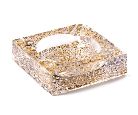 Popielniczka Roberto Cavalli Crocodile Gold Luxury Box