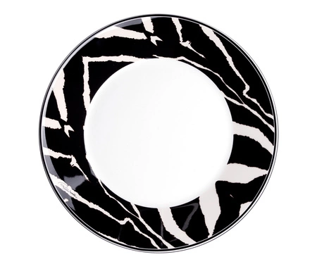 Talerz do zupy Roberto Cavalli Zebra, zestaw 6 szt.