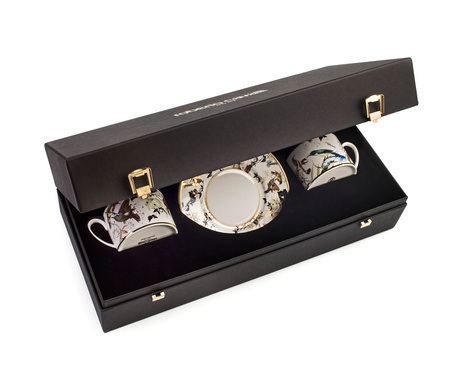 Filiżanka do herbaty Roberto Cavalli Garden's Birds, zestaw 2 szt. Luxury Box