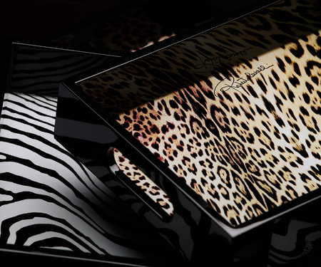 Taca drewniana mała Roberto Cavalli Jaguar 20x30 cm