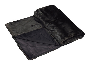 Koc futrzany Eskimo Switzerland Moscou H41O0-180 2 rozmiary Black