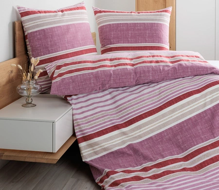 Pościel flanelowa Janine Davos 65169-05 Beere Granat