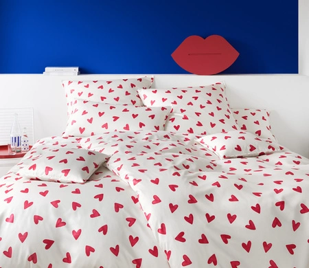 Pościel satyna bawełniana Elegante Cherie 24523-1 ecru