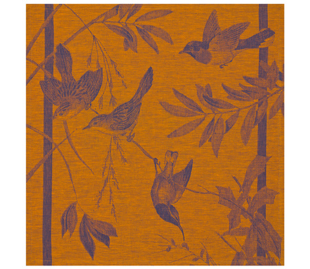 Serwetki lniane Le Jacquard Français Voliére Nocturne 4 szt.