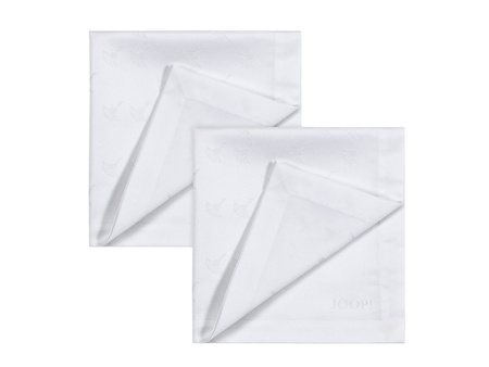Serwetki JOOP! Faded Cornflower 50x50 2 szt. White