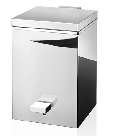 Kosz z pedałem Decor Walther TE 75 SOFT CLOSE chrom