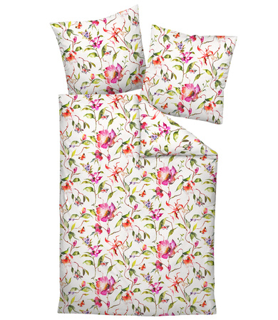 Pościel satyna bawełniana Janine Milano 45111-09 Rose