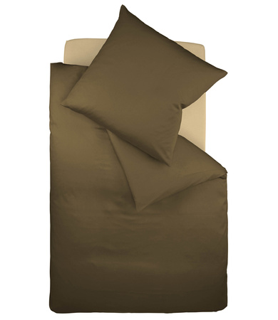 Pościel jersey Fleuresse Colours 9200-8022 Mokka