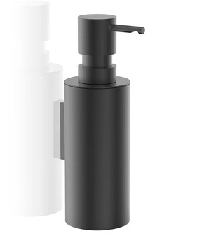 DECOR WALTHER MIKADO MK WSP dozownik mydła ścienny czarny mat