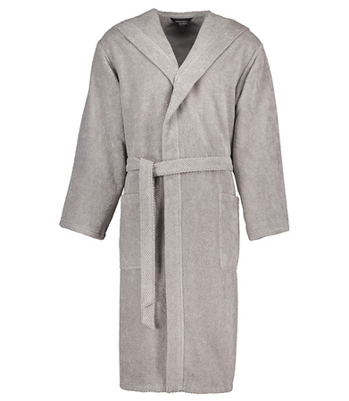 Szlafrok męski z kapturem Cawö 5623-727 Stein S-XL