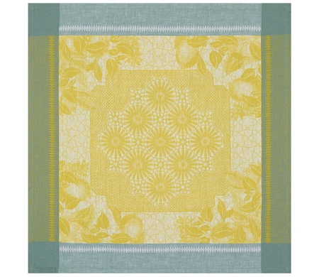 Serwetki lniane Le Jacquard Français Jardin d'Orient Cédrat 4 szt.