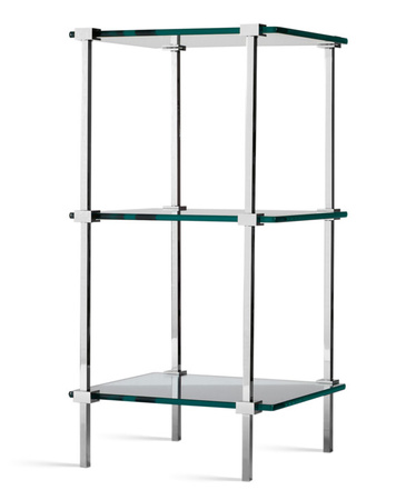 Regał szklany Decor Walther T 11 chrom/ szkło 