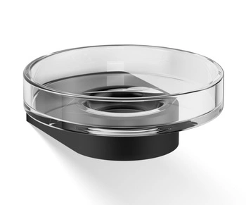 DECOR WALTHER CENTURY WSS mydelniczka ścienna kryształ gladki/ czarny