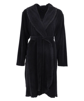 Szlafrok damski z szalem Vossen Ariel 790 Black