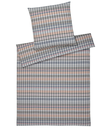 Pościel flanelowa Elegante Aberdeen 26015-9 Anthra/Mauve