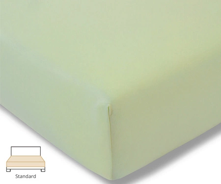 Prześcieradło fein-jersey Estella 6500 555 Majowa Zieleń