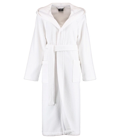 Szlafrok damski z kapturem Cawö 825-67 White XS-L