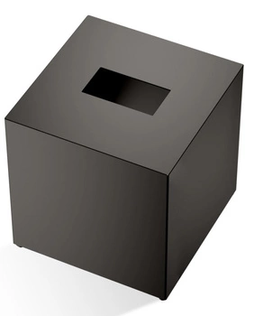 DECOR WALTHER KB 83 pudełko na chusteczki kwadratowe ciemny metal