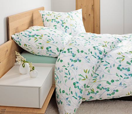 Pościel satyna bawełniana Janine Moments 98117-06 Grün-Türkis