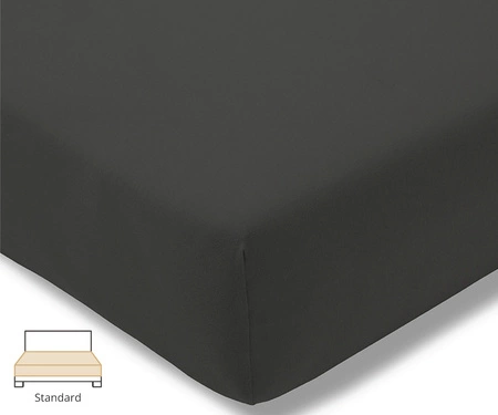 Prześcieradło zwirn-jersey Estella 6900 905 Łupek