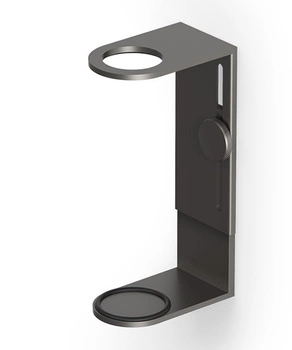 DECOR WALTHER PORTER uchwyt na dozownik do mydła naścienny ciemny metal