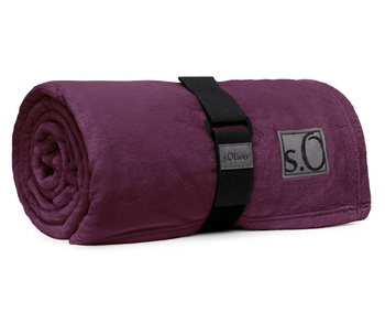 Koc s.Oliver Kuschelsoft 3638-503 150x200 fioletowy
